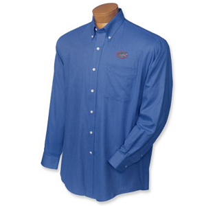 Florida Gators Men's LS Nailshead Sport Shirt - French Blue